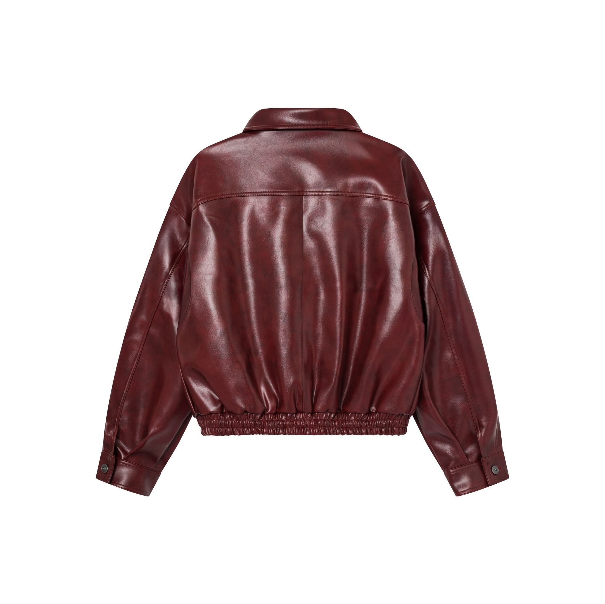 YANKEE LEATHER JACKET RED