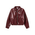 YANKEE LEATHER JACKET RED
